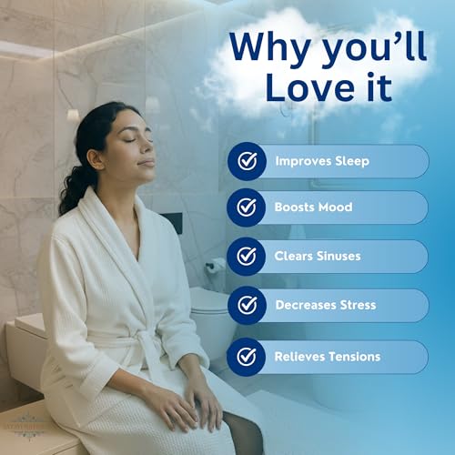 Eucalyptus & Mint Shower Steamers 6 Count – Natural Aromatherapy for Sinus & Stress Relief