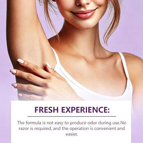 Snatched Hair Removal Cream for Older Women, Gentle Body Hair Remover for Arms, Legs, Underarms, Bikini Area