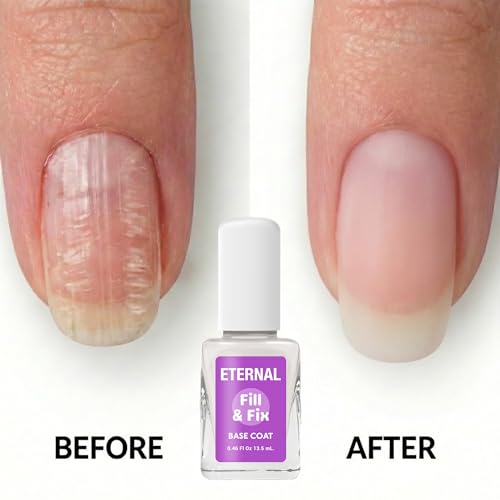 Eternal Ridge Filler Base Coat Nail Polish - Clear Nail Primer & Strengthener