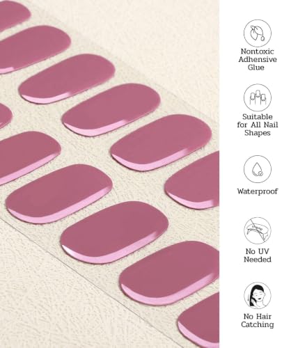 Ruyeefam Nail Polish Strips No UV Lamp Needed - Long Lasting Gel Nail Art