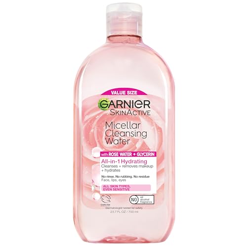 Garnier Micellar Water with Rose Water | Hydrating Makeup Remover 700mL