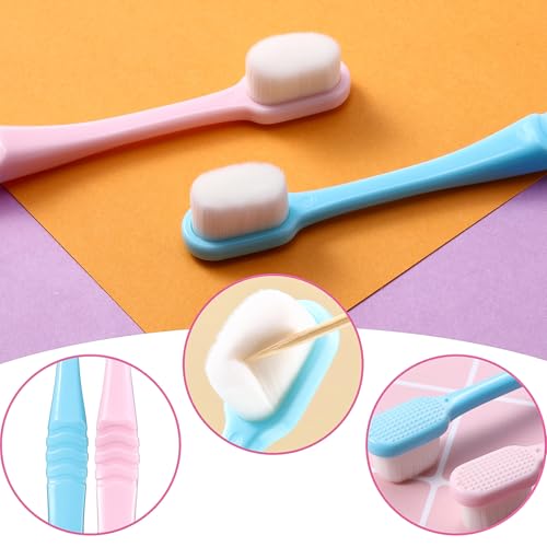 Boao Extra Soft Toothbrushes - 4 Pack for Sensitive Teeth