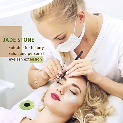 3 PCS Jade Stone Eyelash Extension Glue Pallet Set
