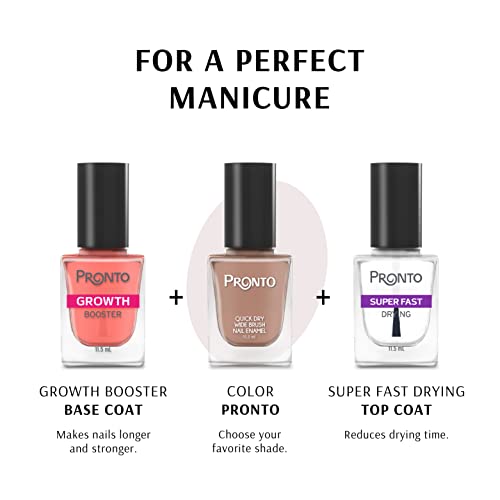 Pronto Growth Booster Nail Strengthener & Breathable Base Coat