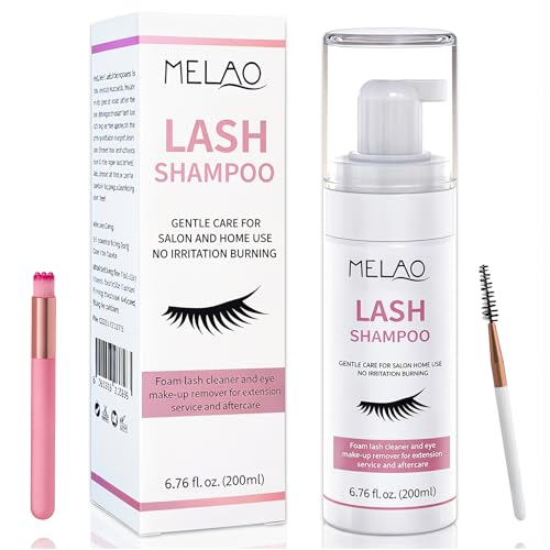 Eyelash Extension Cleanser Foaming Shampoo 6.76 fl. oz - Oil & Sulfate Free