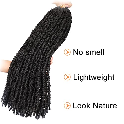 ZRQ 30 Inch Butterfly Locs Crochet Hair Extensions - 2 Packs Distressed