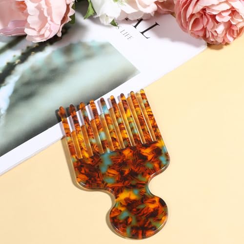 Curly Hair Pick Comb - Wide Tooth Detangling Tool for Women