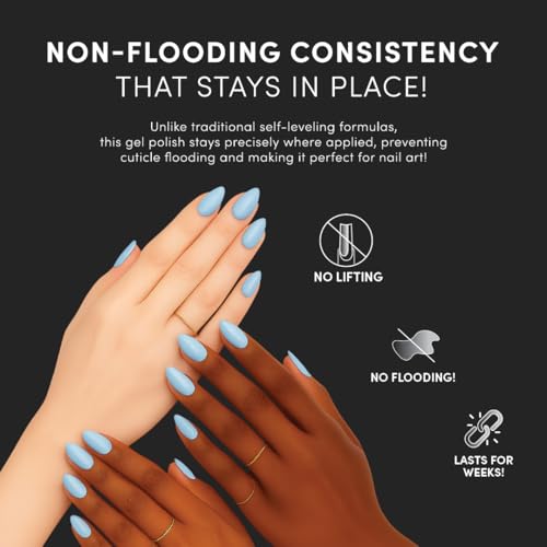 Chaun Legend Gel Nail Polish - Mahogany Brown Soak Off UV LED Gel, 15ml