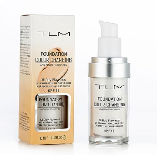 TLM Colour Changing Foundation - Lightweight, Flawless Coverage, Hydrating BB Cream | Adapts to Skin Tone, Hides Wrinkles