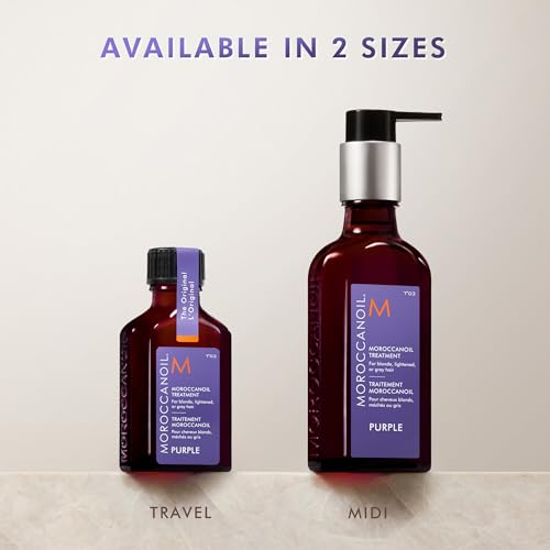 Moroccanoil Treatment Purple Hair Oil for Blonde Hair