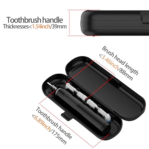 Eco-Friendly Electric Toothbrush Travel Case for Oral-B & Philips Sonicare