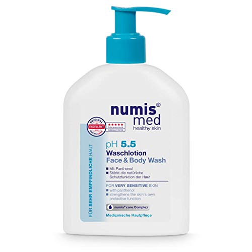 Numis Med pH 5.5 Face and Body Wash for Sensitive Skin, 200mL