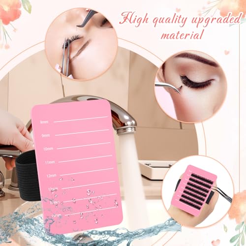Patelai Eyelash Extension Holder Tray with Adjustable Strap - 4 Pack