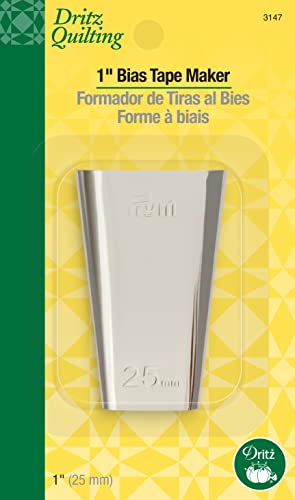 Dritz 1-Inch Bias Tape Maker - Precision Sewing Tool for Crafts