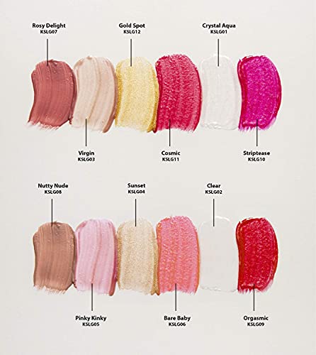 Kiss Glam Shine Vita Lip Gloss - Ultra Shiny Gold Spot