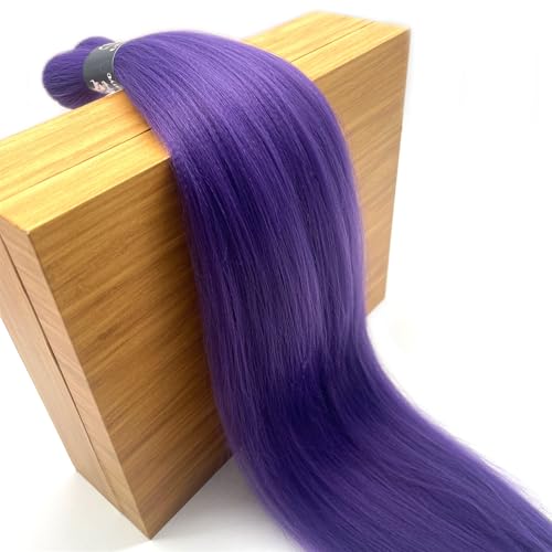 Dark Purple Boho Braiding Hair - 26 Inch Pre-Stretched (Pack of 5)