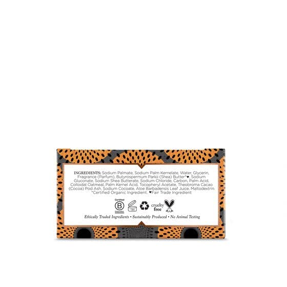 Nubian Heritage African Black Soap Bar with Shea Butter - 5 oz