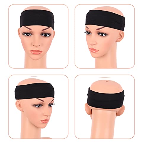 6-Pack Stretchy Cotton Hair Headbands for Yoga & Exercise