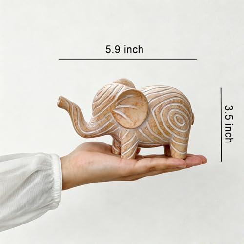 Good Luck Elephant Statue | Resin Decor for Home & Gifts