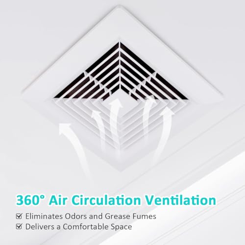 EAGLEGGO 12x12 Inches Bathroom Exhaust Fan Grille Cover