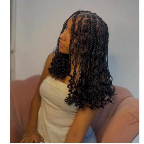 Leticia 16-Inch Pre-Stretched Deep Wave Braiding Hair - 4 Pack Boho Set