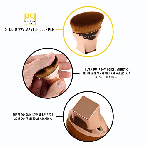 Bdellium Tools Studio Series 999 Makeup Foundation Brush - Soft Synthetic Fibers