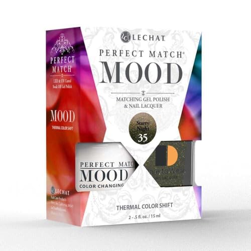 LECHAT Perfect Match Mood Duo Set - Starry Night Color-Changing Nail Polish