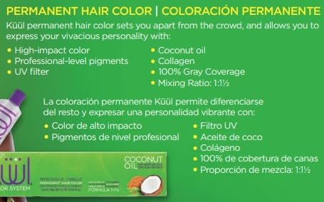 Fantasy Nails Küül Color System - 7.3 Rubio Dorado Permanent Hair Color