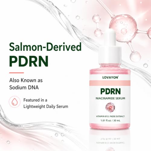 Niacinamide Serum with Salmon PDRN for Radiance, 1.01 fl oz - Brightening & Hydrating Skin Care