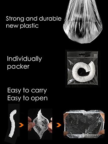 30 Pcs Extra Large Disposable Shower Cap for Long Braids - Waterproof