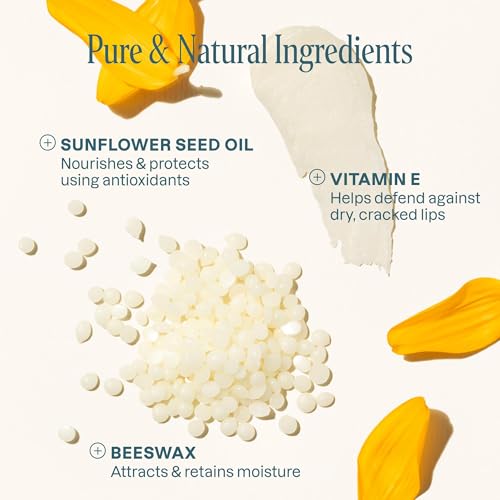 Cliganic Organic Lip Balm Set - 8 Natural Flavors for Soft Lips