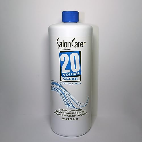 Salon Care 20 Volume Clear Developer - Superior Gray Coverage, 32 oz