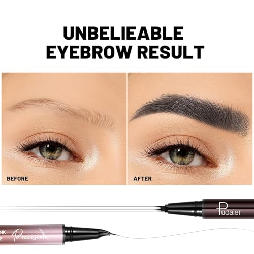 Waterproof Microblading Eyebrow Pen & Stamp Kit - Light Blond