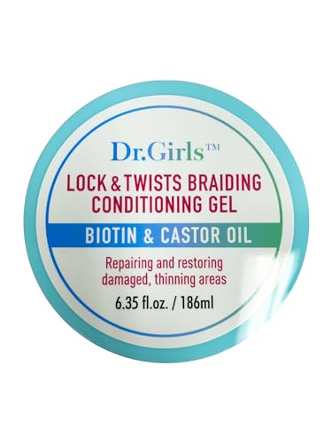 Dr. Girls Rice Water Lock & Twists Hair Gel - Strong Hold for Braids & Edges