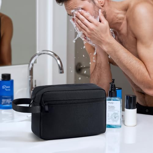 Water-Resistant Travel Toiletry Bag for Men & Women - Compact Dopp Kit