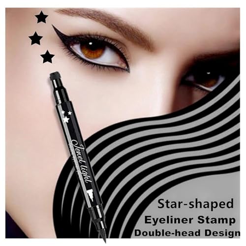 Go Ho Black Star Stamp Eyeliner Pen - Waterproof & Long-lasting