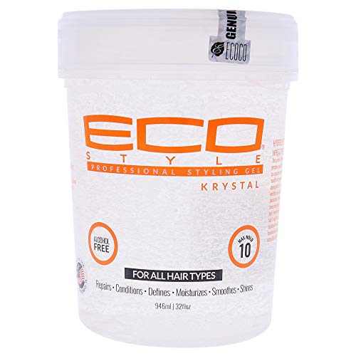 Eco Styling Gel Clear Krystal 32oz - Strong Hold Hair Gel