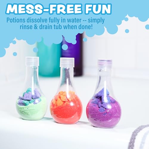 Tub Works Kids Bath Bomb Potion 6-Pack | Nontoxic Fun Science Bath Toys