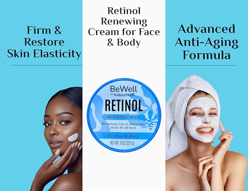 Retinol Renewing Cream 8oz - Anti-Aging Hydrating Formula