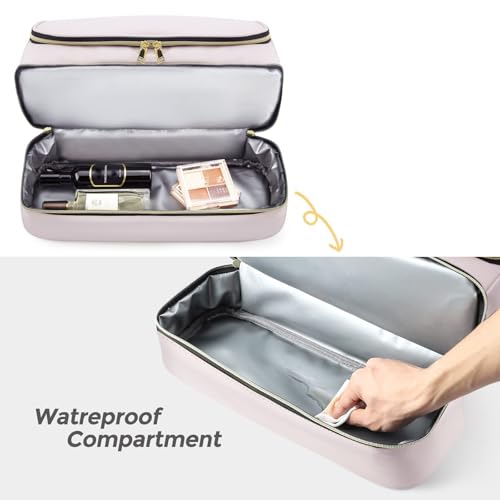 Travel Case for Dyson Airwrap & Shark Flexstyle - Pink, Waterproof Storage Bag