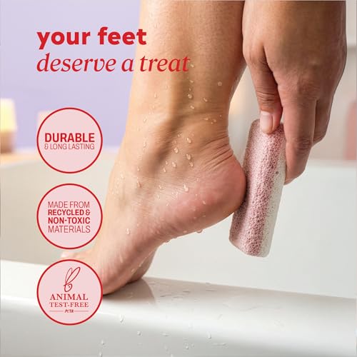 Onyx Professional Double-Sided Pumice Stone for Feet - 2 Pack