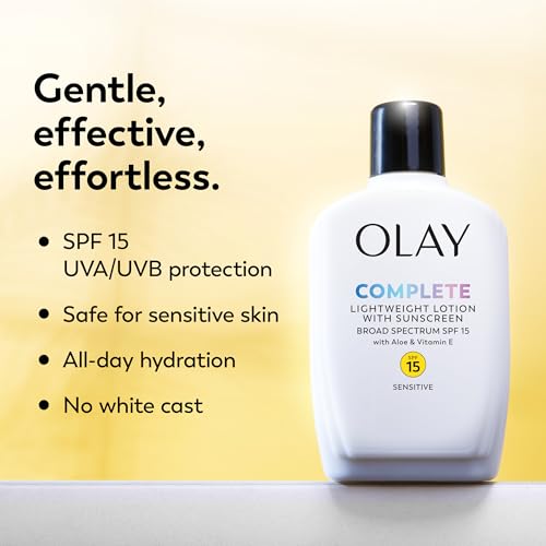 Olay Complete Face Moisturizer with SPF 15 - Sensitive Skin, 4 fl oz