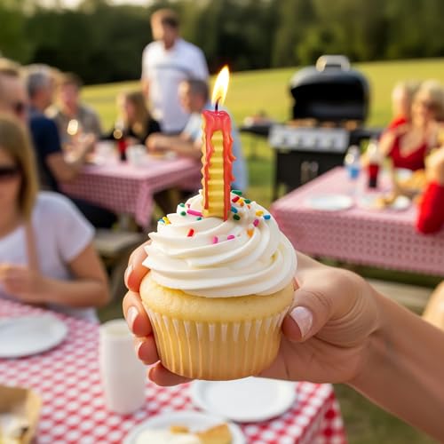 Fred & Friends French Fry Birthday Candles - Set of 6 Fun Toppers