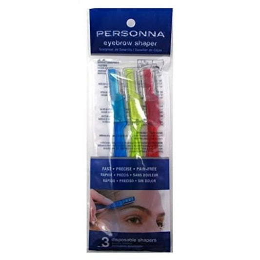 Personna Eyebrow Shapers 3 Count (2 Pack)