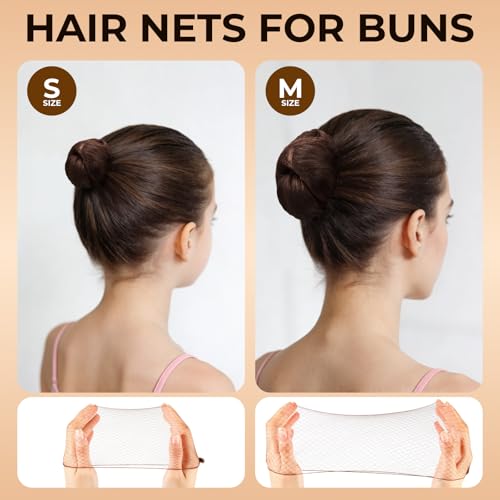 YGDZ Brown Hair Bun Kit – 200 pcs including Donuts, Nets, Bobby Pins, Ties (Brown)