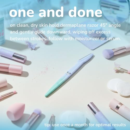 The Crème Shop Fuzzy Friends Dermaplane Razor - 5 Pack Facial Hair Remover