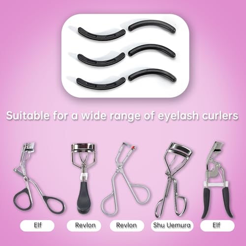 Eyelash Curler Refill Pads for Shu Uemura - 24PCS Silicone
