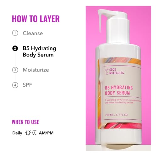 Good Molecules B5 Hydrating Body Serum for Dry Skin - 6.8 fl oz