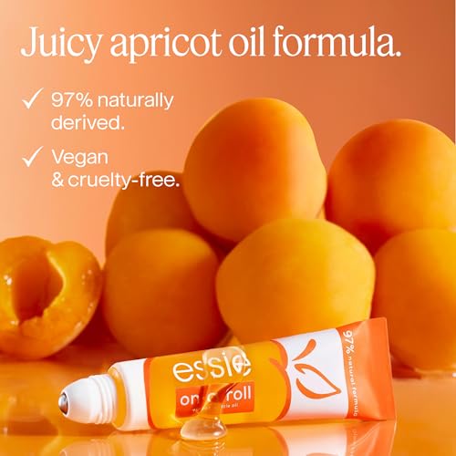 essie Apricot Cuticle Oil, On A Roll, 0.46 Fl Oz - Vegan Nail Treatment