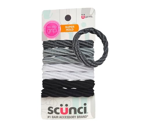 Scunci No Damage Ponytailers - 8 Metal-Free Hair Ties